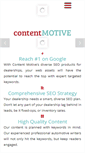 Mobile Screenshot of contentmotive.com